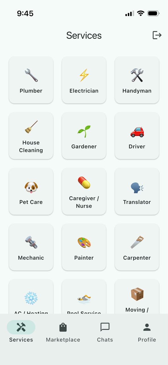 Captura de pantalla de la app Market Ajijic